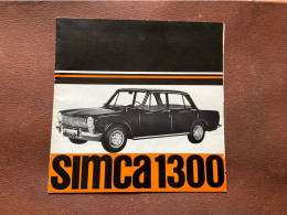 (17) DOCUMENT Commercial SIMCA  Simca 1300 - Cars