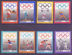 Poland 1969 Mi 1908-1915 Fi 1761-1768 MNH  (ZE4 PLD1908-1915) - Gymnastics
