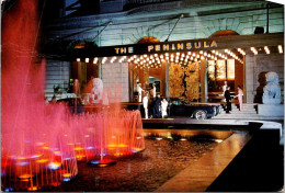 15-4-2024 (2 Z 6) Hong Kong (posted To Autralia) Peninsula Hotel (at Night) - Hotels & Restaurants