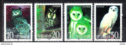 2861  Hiboux - Owls - China Yv 3276-79 MNH - 1,50 - Uilen