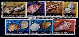 GRENADINES OF ST. VINCENT 1977 SEA SNAILS AND SHELLS MI No 36-49III MNH VF!! - Vie Marine