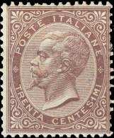 ITALIE / ITALY - 1863-77 Yv.18/Mi.19 30c Dark Brown - Neuf ** / Mint Never Hinged** - Ungebraucht