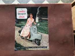 (24) DOCUMENT Commercial PEUGEOT Les Scooters 1956 - Verkehr & Transport