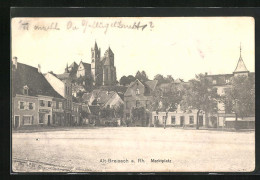 AK Breisach A. Rh., Marktplatz  - Breisach