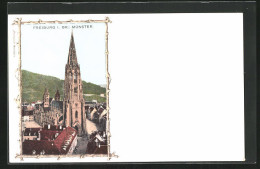 AK Freiburg I. Br., Blick Auf Münster  - Freiburg I. Br.