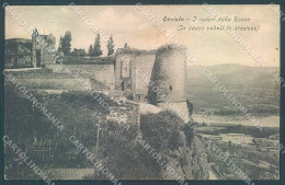 Terni Orvieto Ruderi Rocca Stazione Alterocca 1649 Cartolina JK5304 - Terni