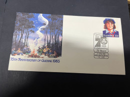 15-4-2024 (2 X 9) Australia - 1985 - Scouts Girl Guides 75th Anni. - Ersttagsbelege (FDC)