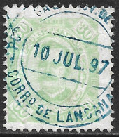 Portuguese Congo – 1894 King Carlos 80 Réis Used Stamp LANDANA Cancel - Portuguese Congo