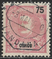 Portuguese Congo – 1898 King Carlos 75 Réis Used Stamp - Congo Portuguesa