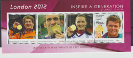Republique De Guinee 2012 Olympic Games London Souvenir Sheet MNH/**. Postal Weight Approx. 0,04 Kg. Please Read - Verano 2012: Londres