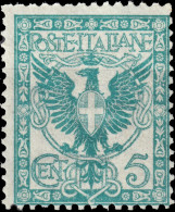 ITALIE / ITALY - 1901 Yv.66/Mi.76 5c Green - Neuf Sans Charnière / Mint Never Hinged - Nuovi