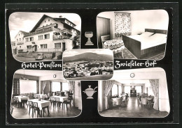 AK Zwiesel /Bayer. Wald, Hotel Pension Zwieseler Hof, Innenansichten  - Zwiesel