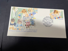 15-4-2024 (2 X 9) Australia - 1985 - Service To Blind & Deaf Children's 125th Aniversary - Premiers Jours (FDC)