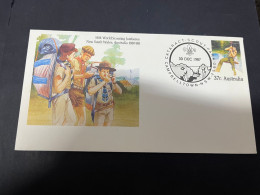 15-4-2024 (2 X 9) Australia - 1987 - Scouts Jamboree - Premiers Jours (FDC)