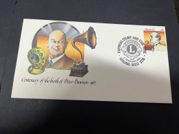 15-4-2024 (2 X 9) Australia - 1982 - Geelong Lion's Club - Omslagen Van Eerste Dagen (FDC)