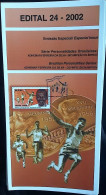 Brochure Brazil Edital 2002 24 Adhemar Ferreira Da Silva Olympics Without Stamp - Storia Postale