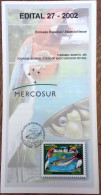 Brochure Brazil Edital 2002 27 Mercosur Turismo Bonito Peixe Without Stamp - Briefe U. Dokumente