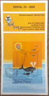 Brochure Brazil Edital 2002 23 Right Whale Without Stamp - Brieven En Documenten