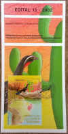 Brochure Brazil Edital 2002 15 Caatinga Nordestina Ave Meio Ambiente Without Stamp - Cartas & Documentos