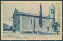 Terni Acquasparta Chiesa San Francesco Cartolina JK6185 - Terni