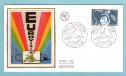 FDC France 1980 - Eurovision - YT 2073 - Paris - 1980-1989