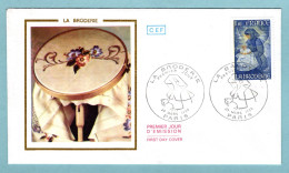 FDC France 1980 - La Broderie - YT 2079 - Paris - 1980-1989