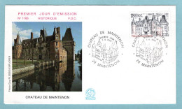 FDC France 1980 - Château De Maintenon - YT 2082 - 28 Maintenon - 1980-1989