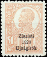 ROMANIA - 1920 CLUJ-NAPOCA International Journalists Congress O/P On Mi.258y (O/P Type 2, P.11-½) - Mint Hinged - Neufs