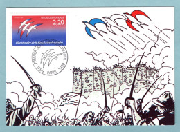 Carte Maximum 1989 - Bicentenaire De La Révolution Française - YT 2560 - Paris - 1980-1989