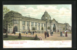 AK Düsseldorf, Kunst- U. Gartenbau-Ausstellung 1904, Kunstpalast  - Expositions
