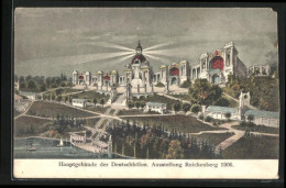 AK Reichenberg, Deutschböhmische Ausstellung 1906, Hauptgebäude  - Expositions