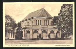 AK Dresden, Internationale Hygiene-Ausstellung 1911, Englischer Staats-Pavillon  - Expositions