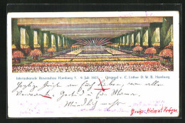AK Hamburg, Internationale Rosenschau 1922, Ansicht Des Inneren Garten, Ausstellung  - Expositions