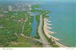 73971029 CHICAGO__Illinois_USA Beautiful Beaches Air View - Sonstige & Ohne Zuordnung