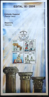 Brochure Brazil Edital 2004 16 Maçonaria Without Stamp - Storia Postale