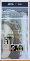 Brochure Brazil Edital 2004 17 Nelson Rodrigues Literatura Escritor Without Stamp - Covers & Documents