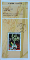 Brochure Brazil Edital 2004 23 Planta Aromática Piprioca Without Stamp - Covers & Documents