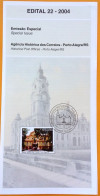 Brochure Brazil Edital 2004 22 Porto Alegre Agencia Servico Postal Without Stamp - Storia Postale