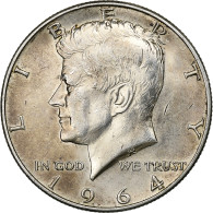 États-Unis, Half Dollar, Kennedy Half Dollar, 1964, U.S. Mint, Argent, SUP - 1964-…: Kennedy