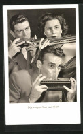AK Musikgruppe Das Happy Trio Aus Wien Mit Ihren Instrumenten  - Music And Musicians