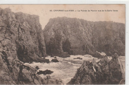 55. CAMARET-sur-MER  .  LA POINTE DE PENHIR VUE DE LA SALLE VERTE  .  CARTE AFFR AU VERSO LE 28-8-1920  .  2 SCANNES - Camaret-sur-Mer