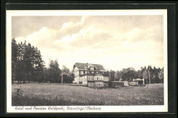 AK Braunlage /Oberharz, Blick Auf Hotel Und Pension Waldpark  - Oberharz