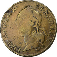 France, Jeton, Louis XV, Optimo Principi, 1744, Laiton, TB - Other & Unclassified