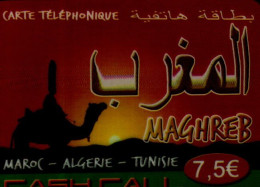 CARTE TELEPHONIQUE  MAGHREB..7,5 E... - Altri – Africa