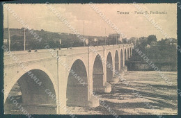 Teramo Città Ponte San Ferdinando Cartolina JK6150 - Teramo