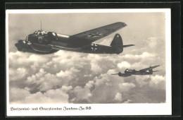 AK Flugzeug, Horizontal- Und Sturzbomber Junkers-Ju 88 In Der Luft  - 1939-1945: 2ème Guerre