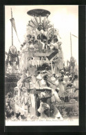 AK Nice, Carnaval 1906, Char Boum Servez Chaud, Umzugswagen Zu Fasching  - Carnival