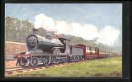 Artist's Pc Englische Eisenbahn American Mail, GS & WR  - Eisenbahnen