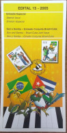 Brochure Brazil Edital 2005 15 Son And Samba Brasil Cuba Without Stamp - Brieven En Documenten