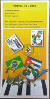 Brochure Brazil Edital 2005 15 Son And Samba Brasil Cuba Without Stamp - Cartas & Documentos